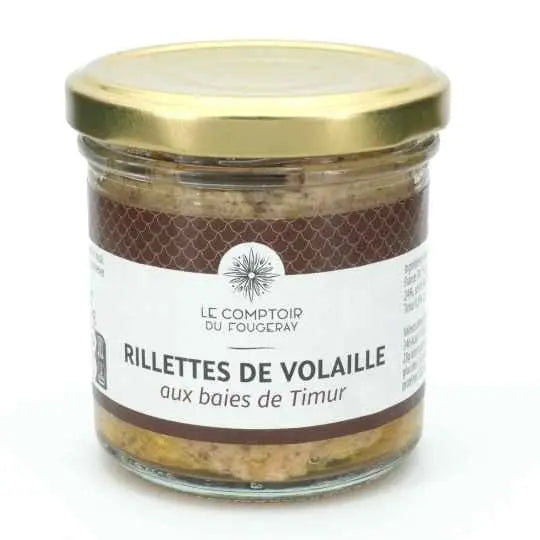 Rillettes de Volaille Baies de Timur 120g Maison Harmonia